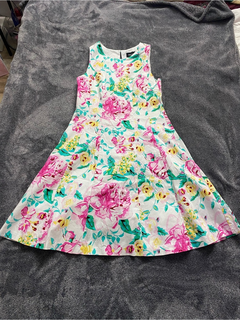 RN Studio Ronni Nicole Floral Dress Sz 6 Fit & Flare Derby Wedding Romantic - Picture 2 of 9